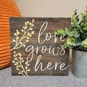 Rustic Wooden Sign